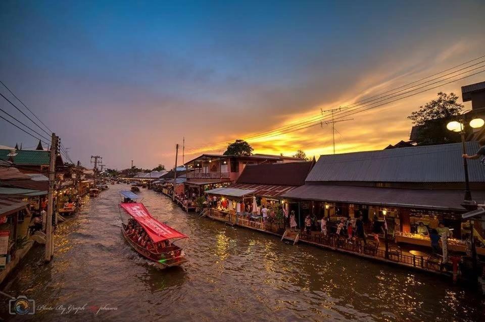 Thanicha Resort Amphawa Samut Songkhram Extérieur photo